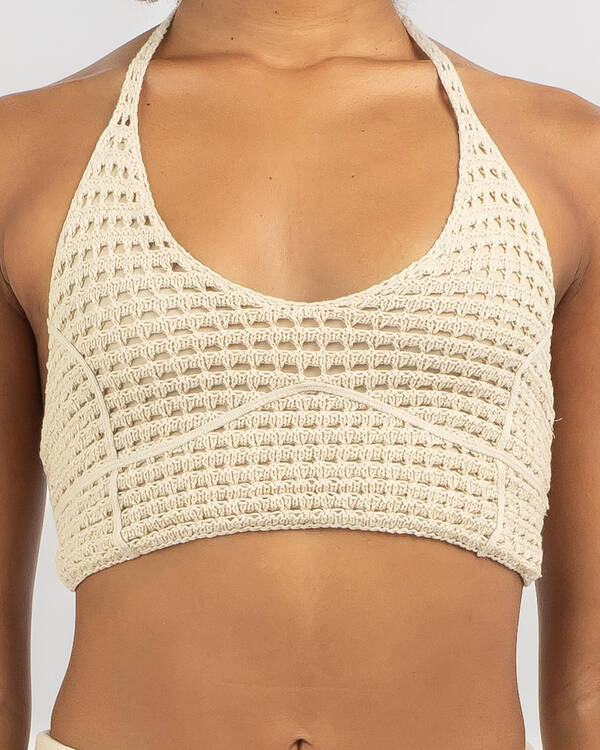 Mooloola Aruba Crochet Halter Top for Womens