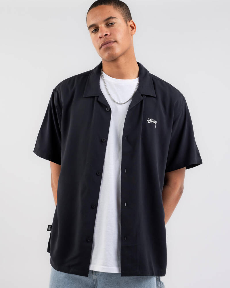 Stussy Fire Dice Short Sleeve Shirt for Mens