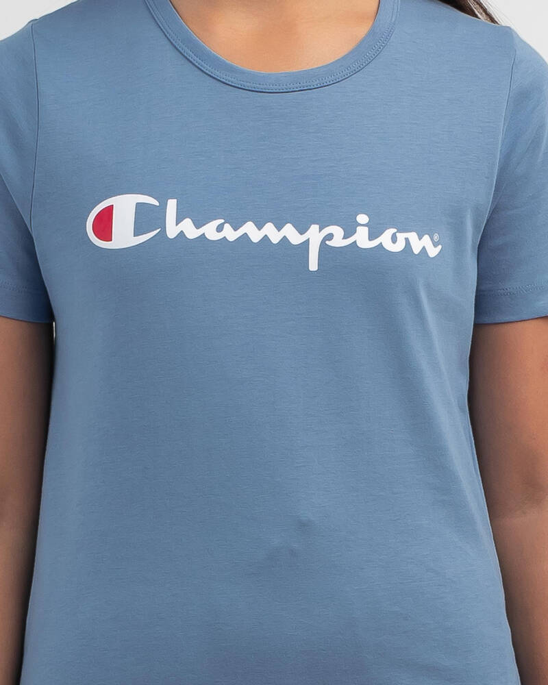 Champion Girl's Logo T-Shirt for Womens