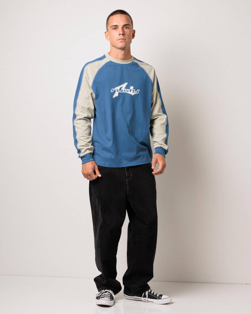 Rusty Fade-r Long Sleeve T-Shirt for Mens