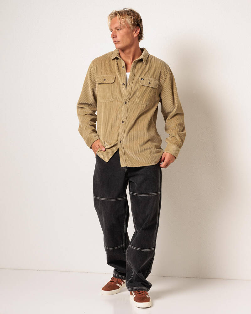 Quiksilver Venture Cord Long Sleeve Shirt for Mens