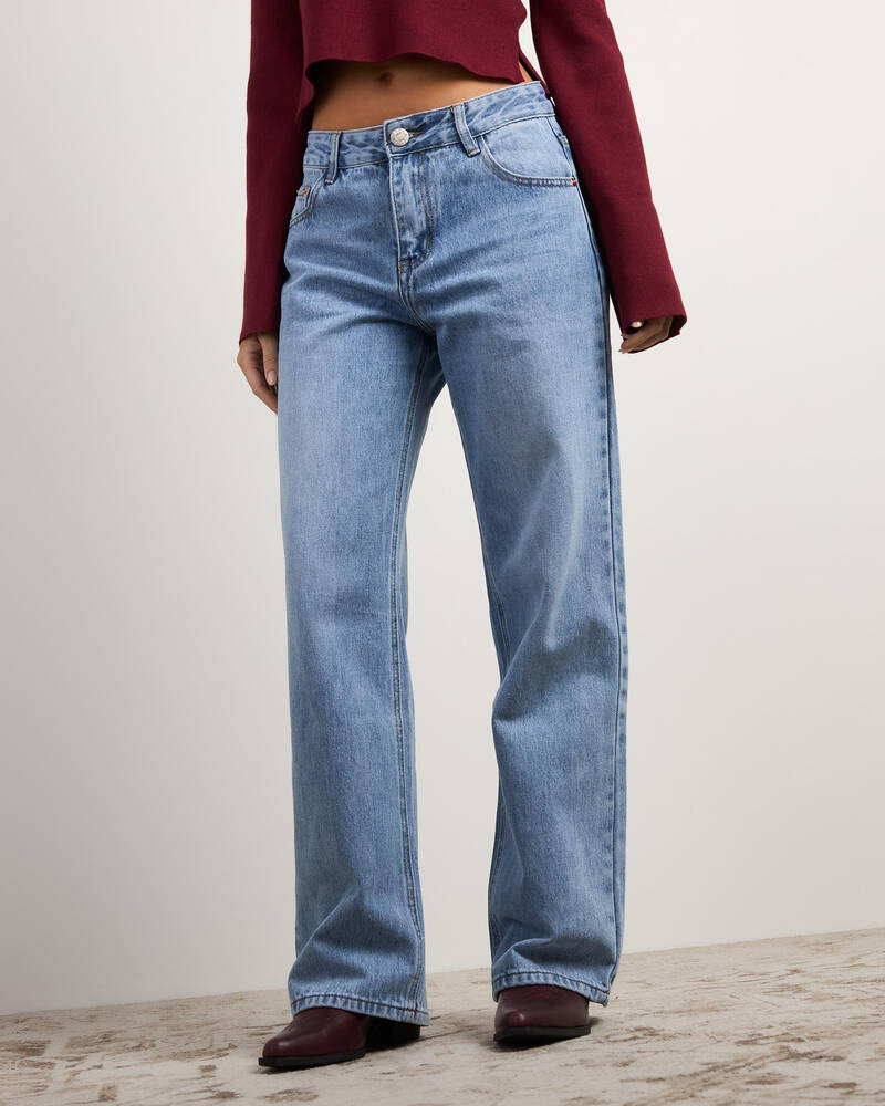 DESU Icon Straight Leg Jeans for Womens