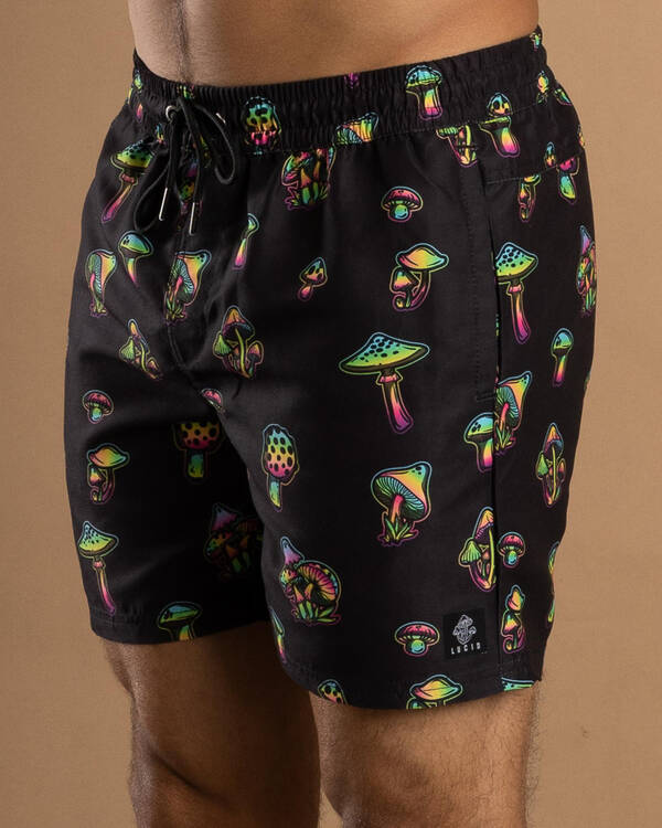 Lucid Vibrance Elastic Waist Shorts for Mens