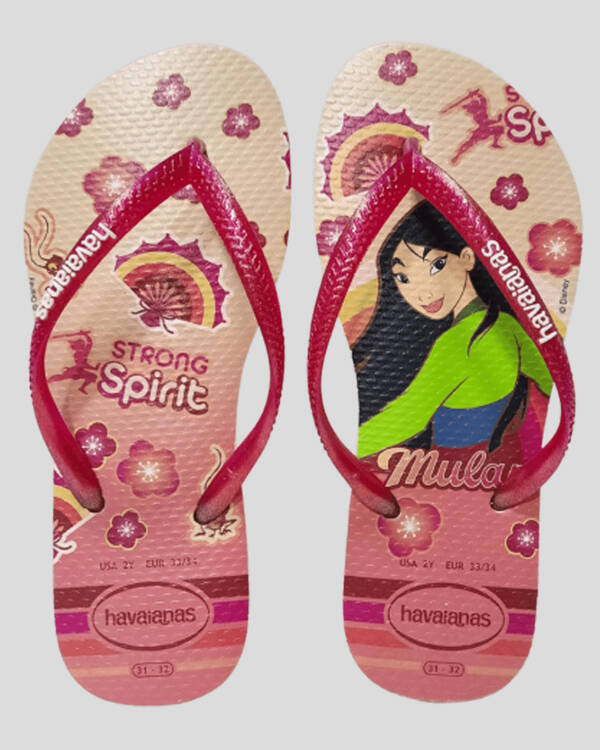 Kids' Slim Princess Mulan Thongs