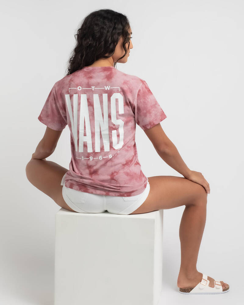 Vans Tall Type Tie Dye T-Shirt for Womens