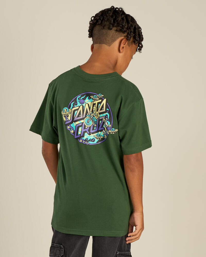 Santa Cruz Boys' Winkowski Dope Planet 2 Dot T-Shirt for Mens