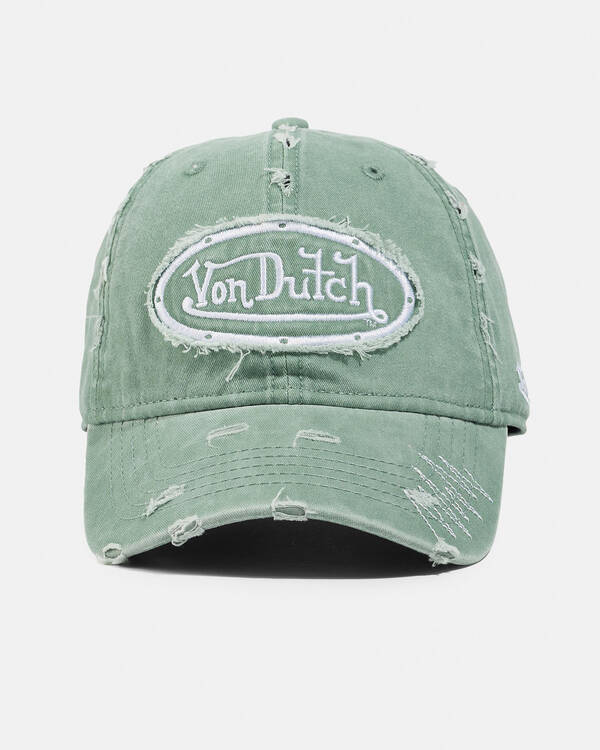 Distressed Zigzag Dad Cap