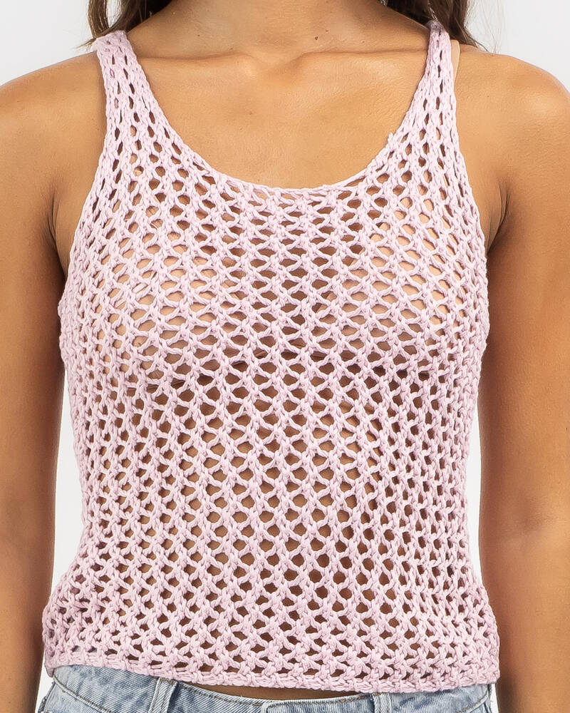Ava And Ever Tasmin Crochet Tank Top for Womens