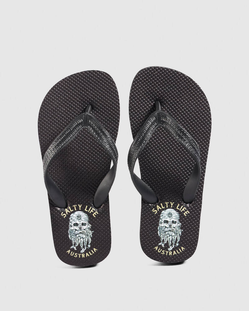 Salty Life Boys' Raiders Thongs for Mens
