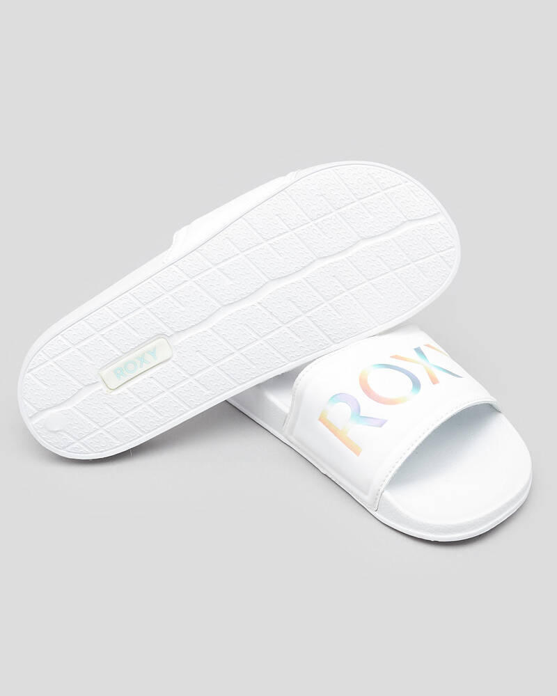 Roxy Girls' Slippy Slide Sandals for Womens image number null