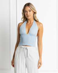 Mooloola Evie Hawaii Halter Top for Womens image number null