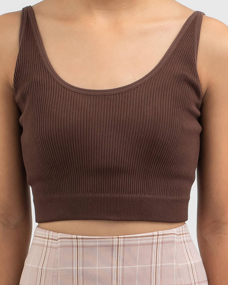 Mooloola Girls' Mickey Seamfree Crop Top for Womens