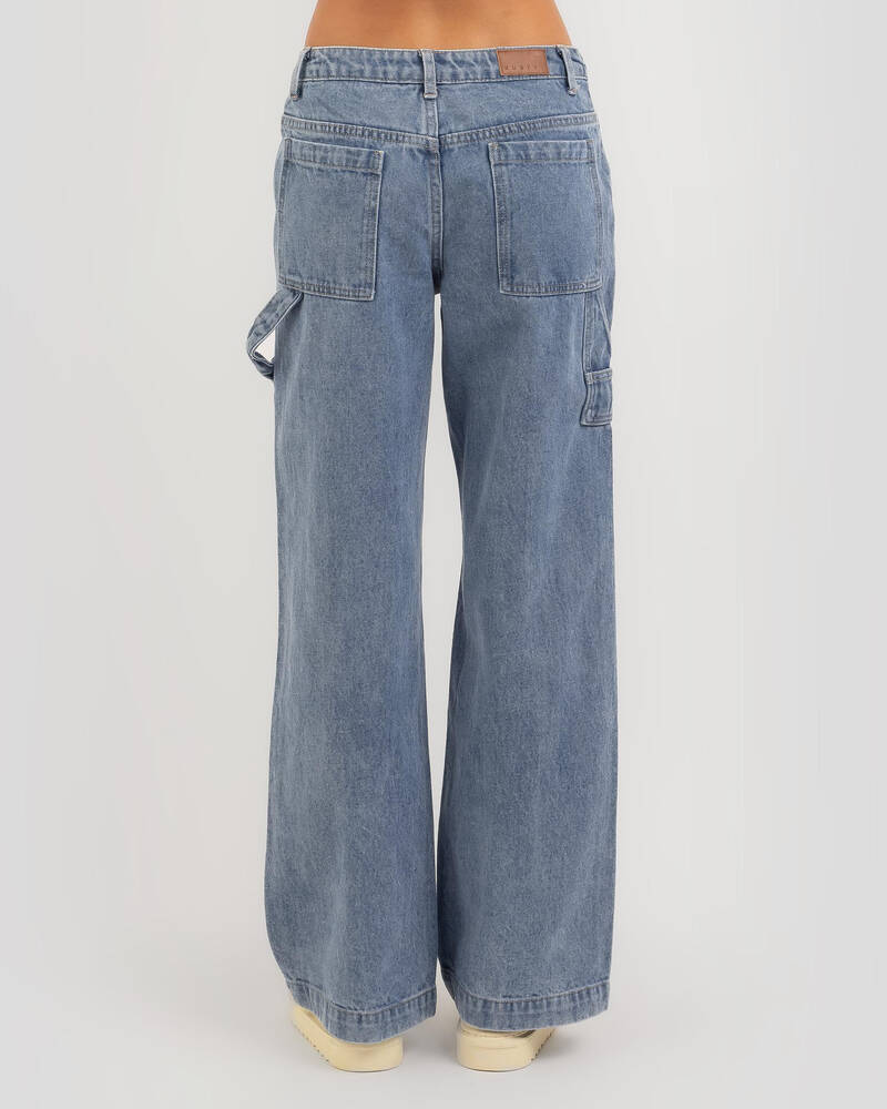 Rusty Billie Low Rise Carpenter Pants for Womens