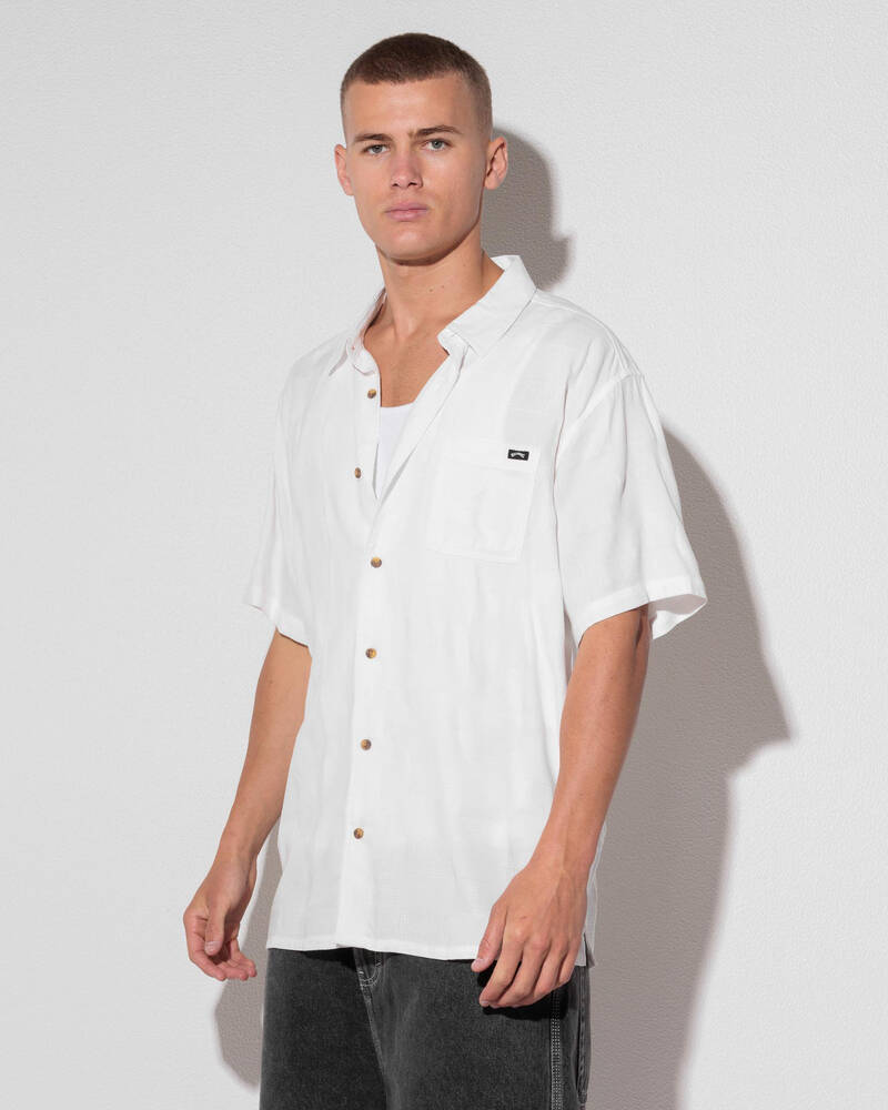 Billabong Sundays Jacquard Short Sleeve Shirt for Mens