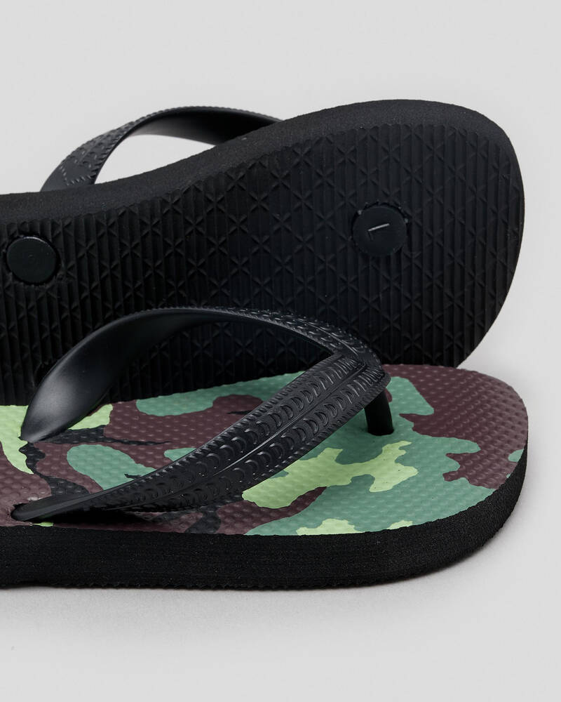 Lucid Junior Boys' Camo Wedge Thongs for Mens