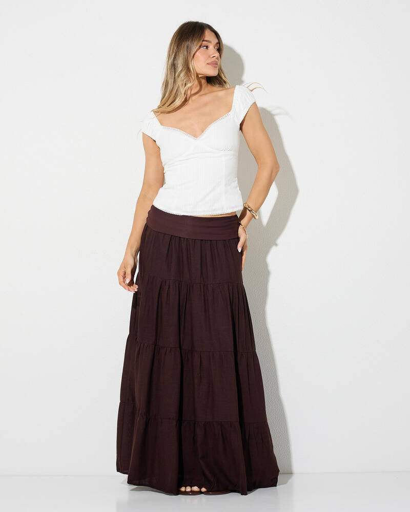 Mooloola Evelin Maxi Skirt for Womens