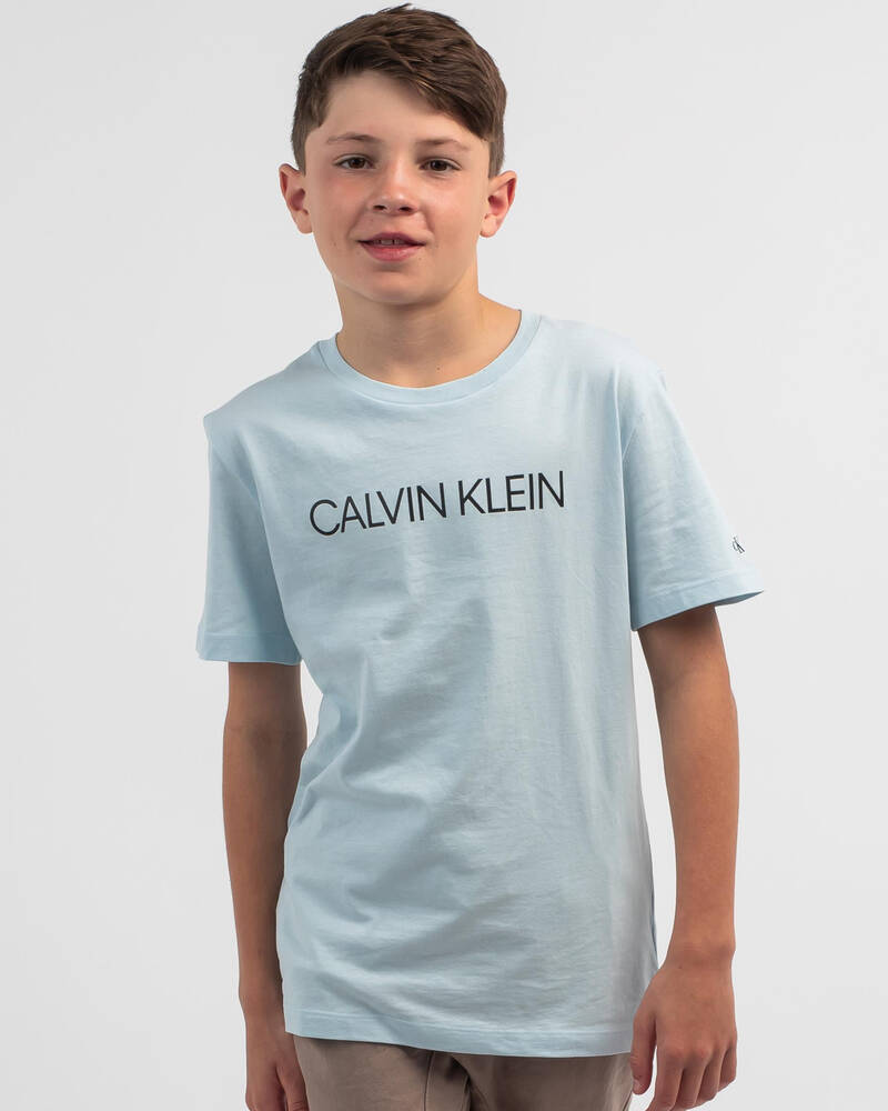 Calvin Klein Boys' Institutional T-Shirt for Mens