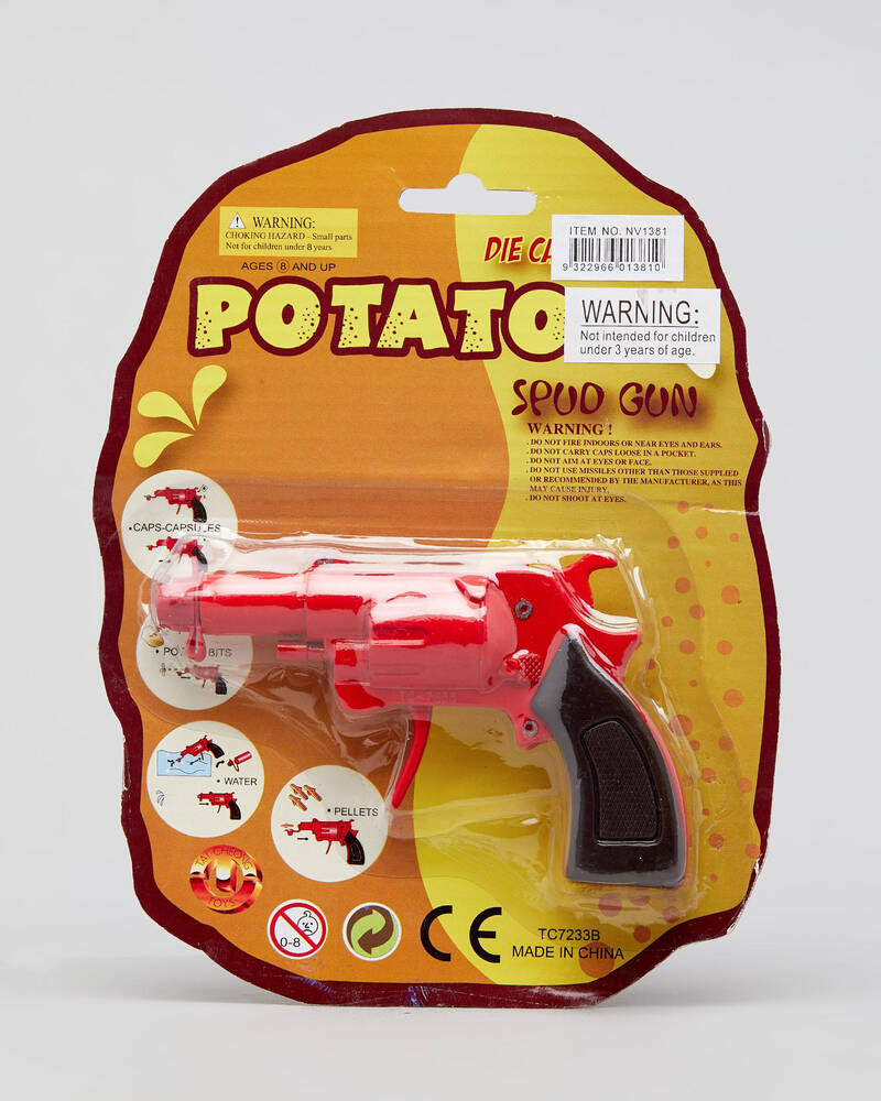 Get It Now Die Cast Potato Spud Gun Toy for Unisex
