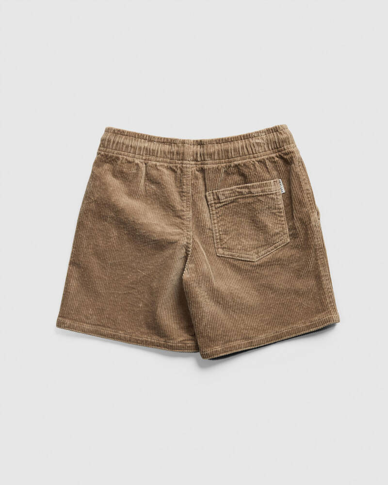 Skylark Toddlers' Cord Elastic Waist Shorts for Mens