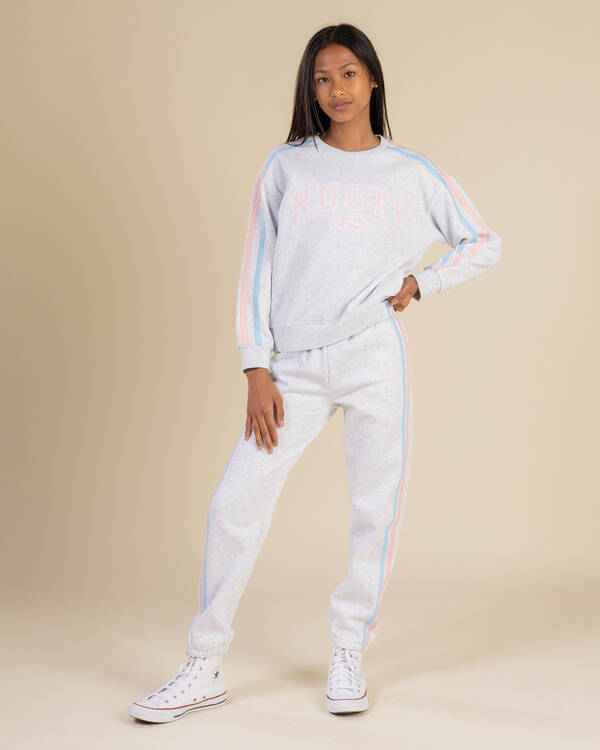 Rusty Girls' Team Varsity Crew Fleece for Womens