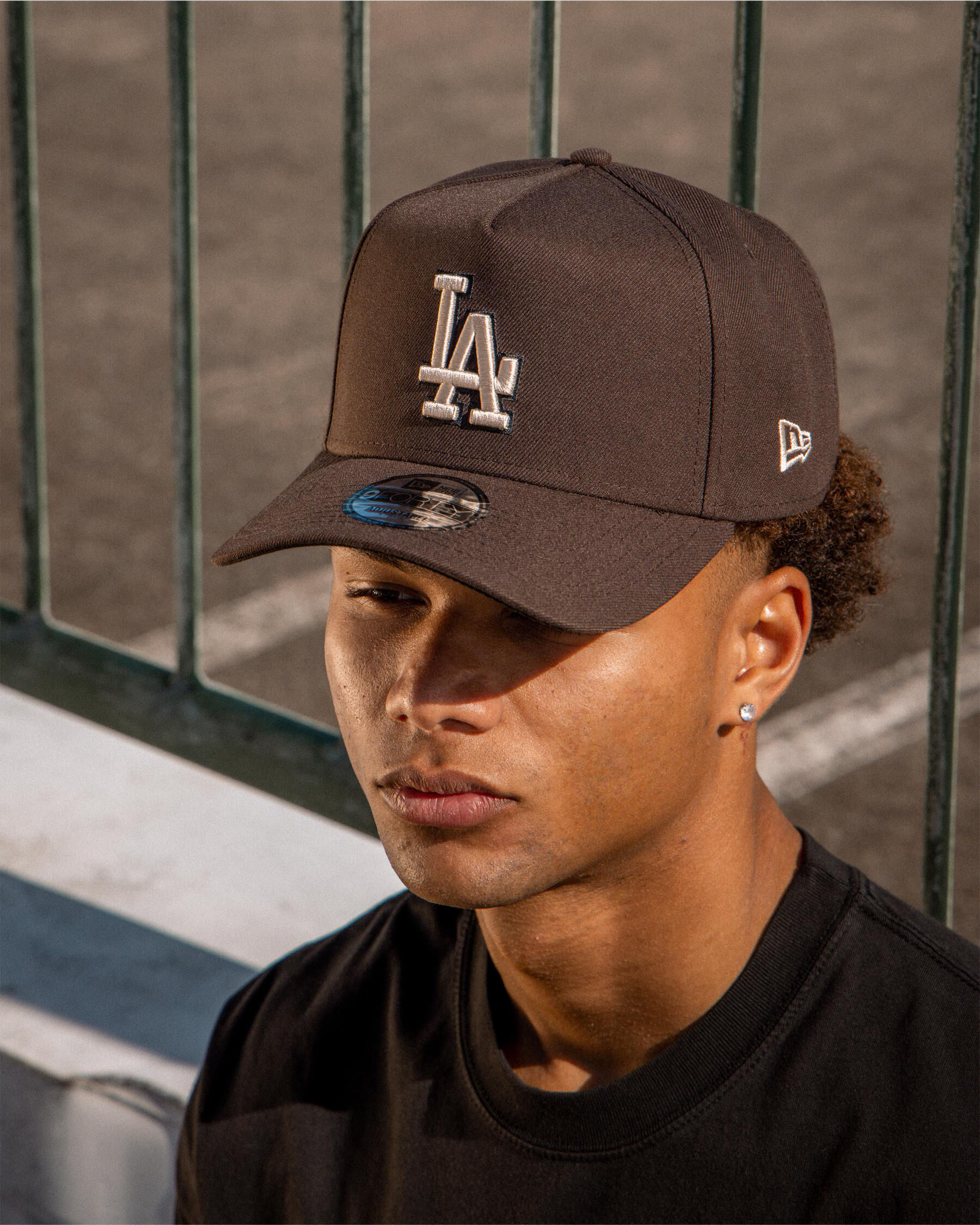 New Era Los Angeles Dodgers 9Forty A-Frame Snapback Cap In Brown