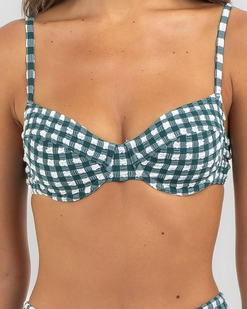 Roxy The Plaid Pulse Underwire Bikini Top for Womens