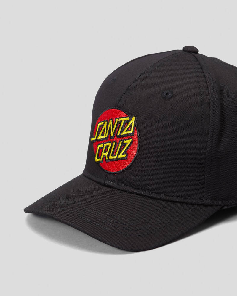 Santa Cruz Boys' Classic Dot Patch Stretch Cap for Mens