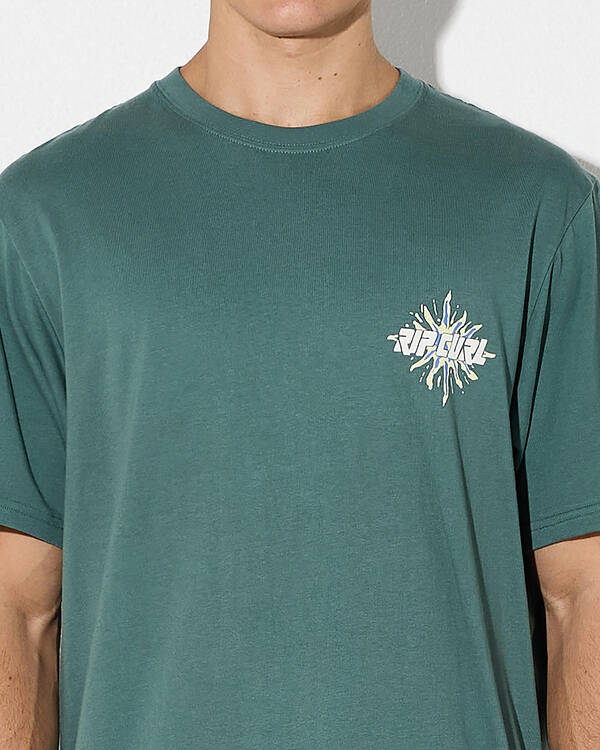 Rip Curl Disorder Burst T-Shirt for Mens