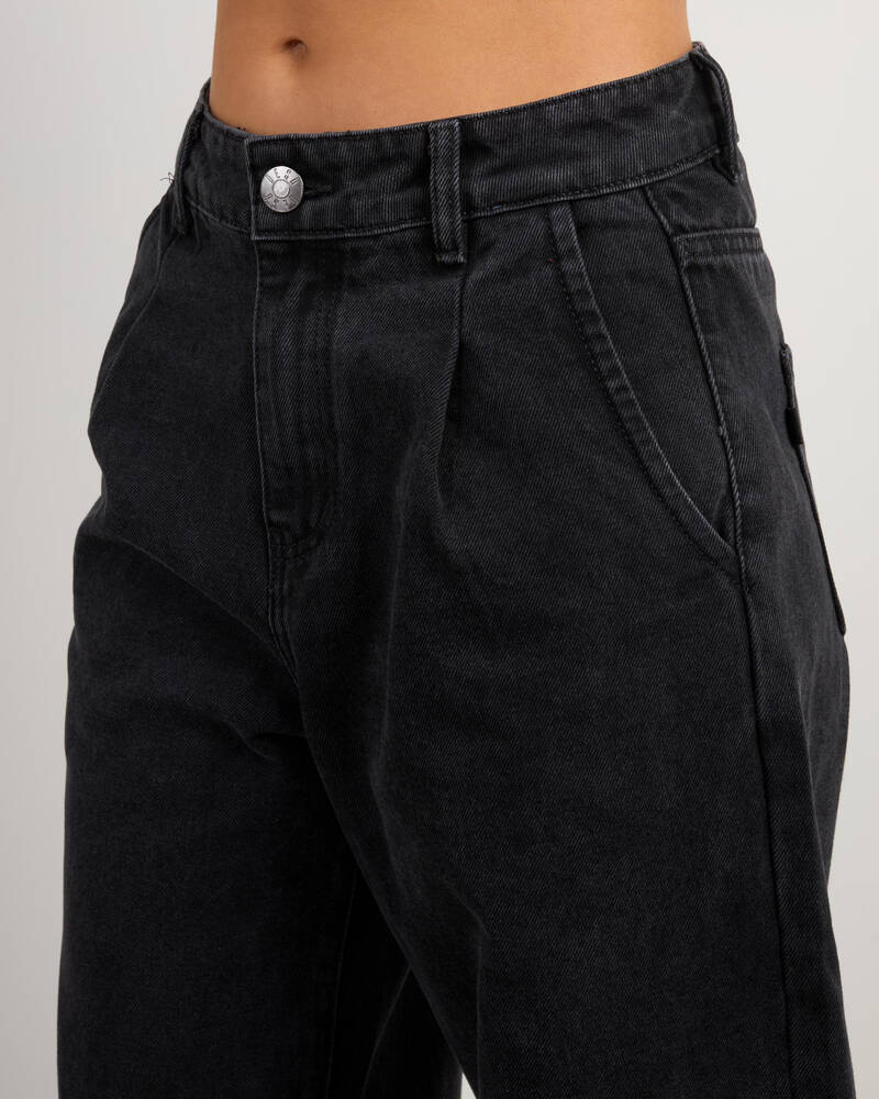 DESU Cyndi Barrel Leg Jeans for Womens