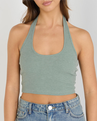 Pink Diamond Fay Halter Top for Womens image number null