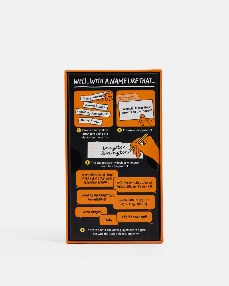 Miscellaneous Judging Strangers Is Fun Card Game for Unisex