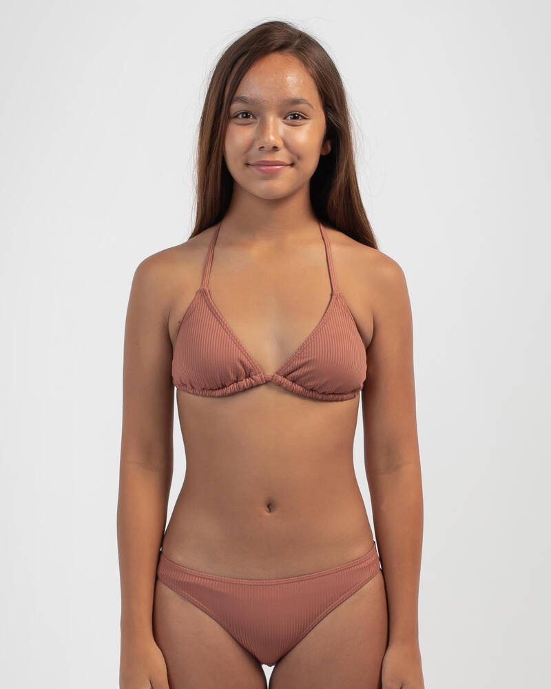 Topanga Girls' Alissia Rib Bikini Set for Womens