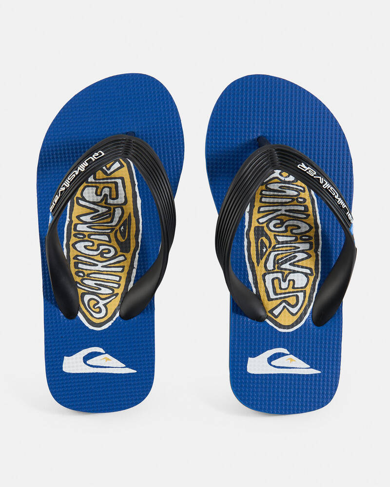 Quiksilver Toddlers' Moncata Art SPKD Thongs for Mens