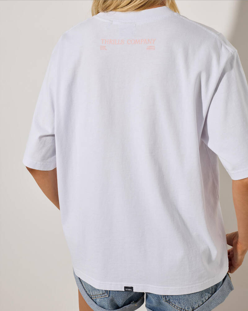 Thrills Nature Of Illusion Square T-Shirt for Womens