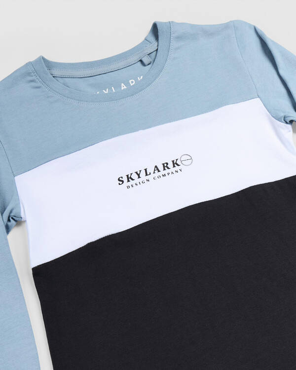 Skylark Toddlers' Stacked Long Sleeve T-Shirt for Mens