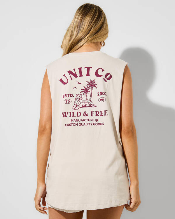 Unit Lodge Muscle Tank Top for Womens