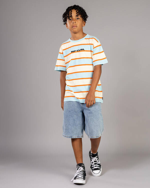 Rip Curl Boys' Island Stripe T-Shirt for Mens