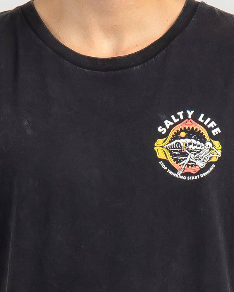 Salty Life Hidden Paradise T-Shirt for Mens