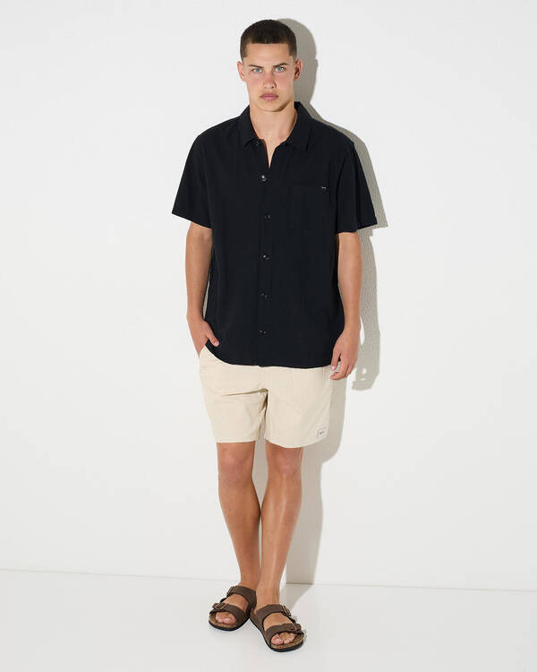 Rhythm Flag Short Sleeve Shirt for Mens