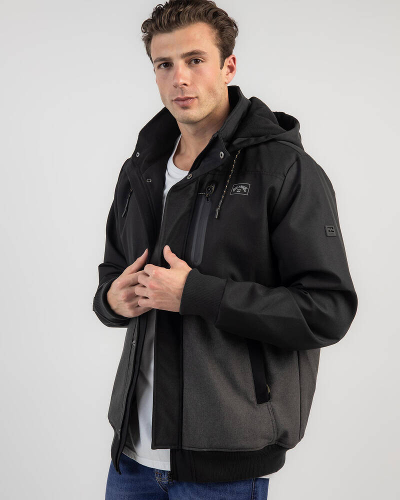 Billabong Adiv Boundary Zip Thru Hooded Jacket for Mens