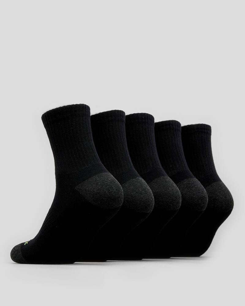 Rip Curl Boys' Corp Crew Socks 5 Pack for Mens