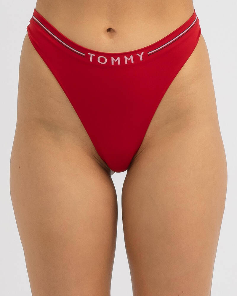 Tommy Hilfiger Seamless MW Thong for Womens