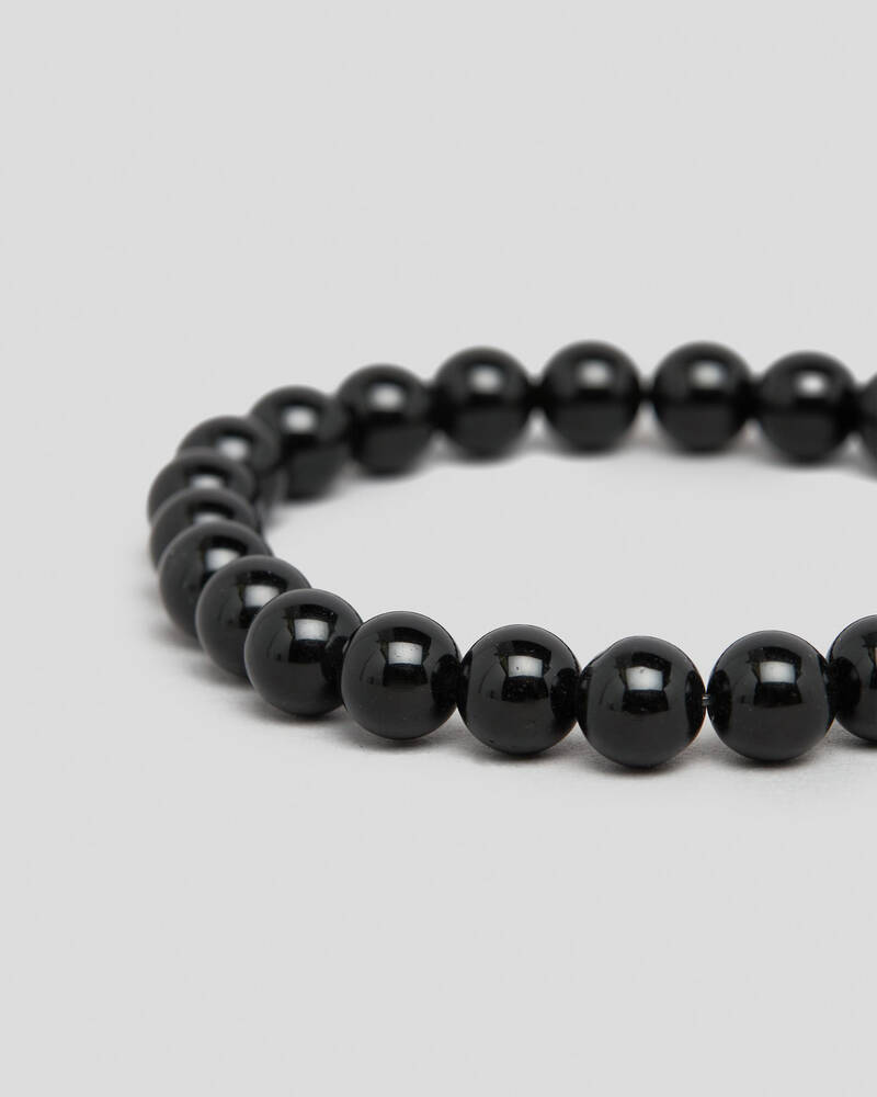 Classics 77 8MM Obsidian Bead Bracelet for Mens