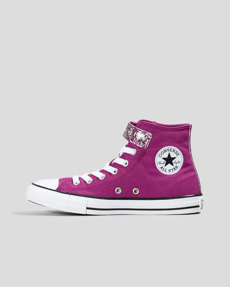 Converse Girls' Chuck Taylor All Star Shimmer Easy-On Shoes for Womens