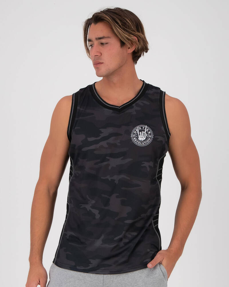 Dexter Rock On Mesh Singlet for Mens