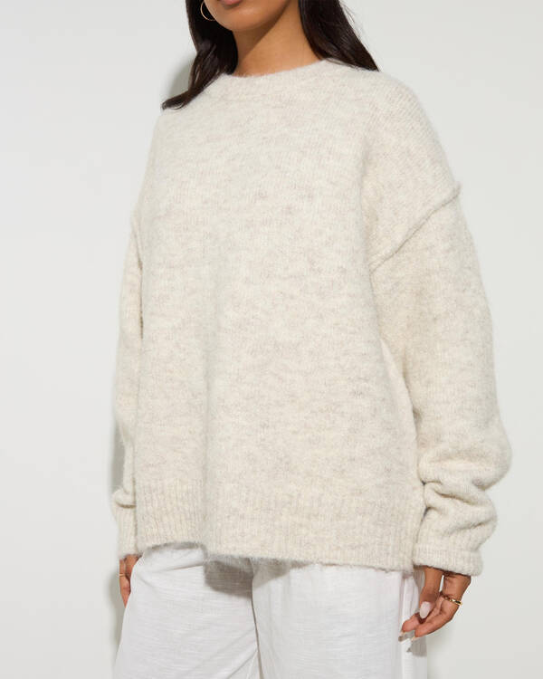 Mooloola Lush Crew Neck Knit Jumper for Womens