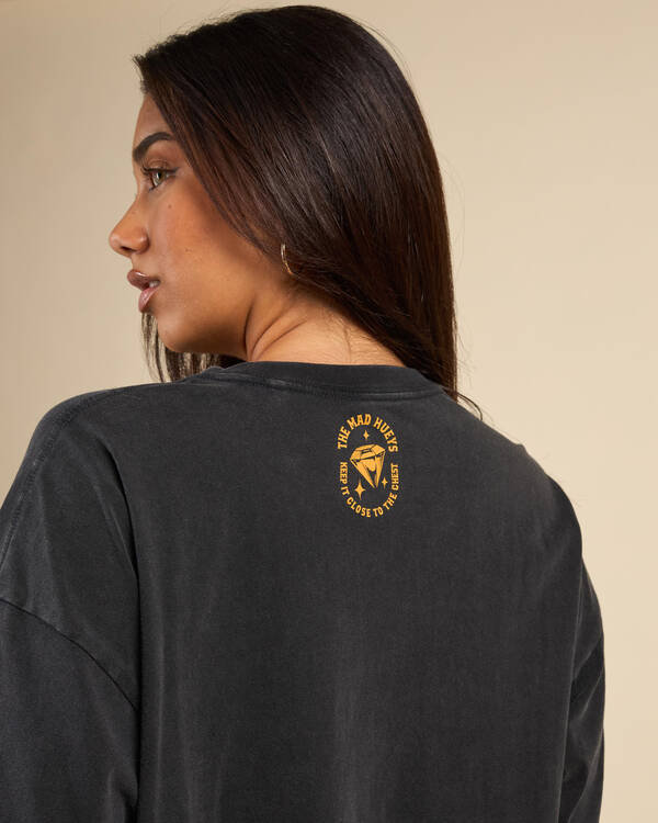 The Mad Hueys Close Chest Oversized T-Shirt for Womens