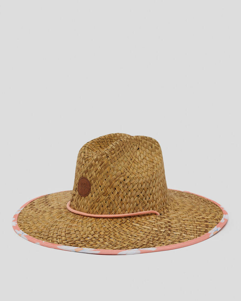 Roxy RG Pina To My Colada Print Panama Hat for Womens