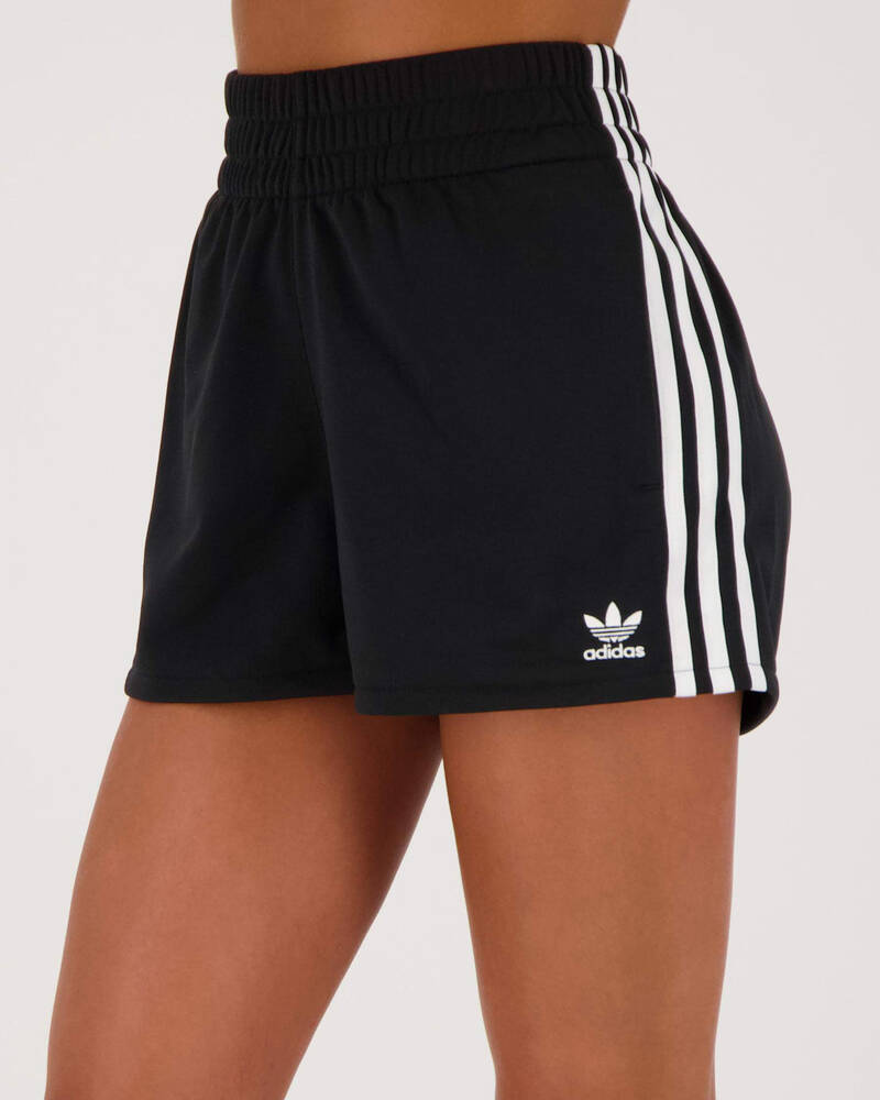 Adidas 3 Stripes Shorts In Black/white - Fast Shipping & Easy Returns ...