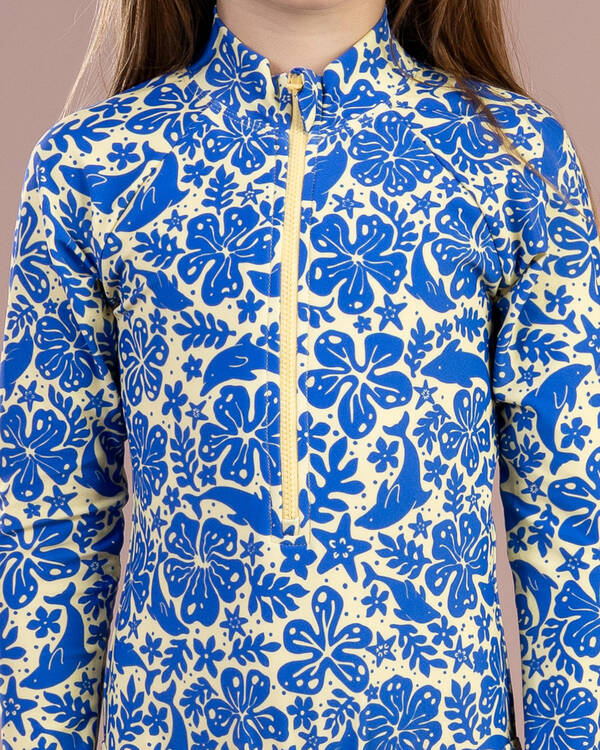 Rip Curl Toddlers' Sun and Swells Long Sleeve Surfsuit for Womens